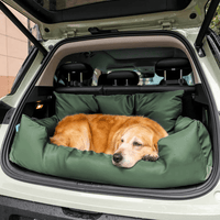 Lit coussin Chien⎮Adsoo™ pour Siège Voiture waterproof, Antidérapante Confort et Sécurité. Adsol wal