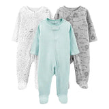 Pyjama Barboteuse- bébé LUXE™⎮3 pièces,manches longues doux et confortable. Wol.Bos