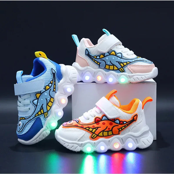 Les Sneakers lumineuses enfants Adsoo™⎮ Chaussures LED Adsol wal