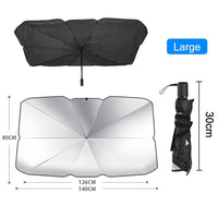 Protection Pare-brise voiture⎮ADASO™  Protection solaire et anti-UV parasol Pliant pour Gardez votre Intérieur de Voiture Frais et Préservé Adsol wal