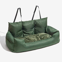 Lit coussin Chien⎮Adsoo™ pour Siège Voiture waterproof, Antidérapante Confort et Sécurité. Adsol wal