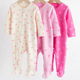 Pyjama bébé Tryo™ à manches longues | Pack 3 pièces en coton biologique. - Wol Bos