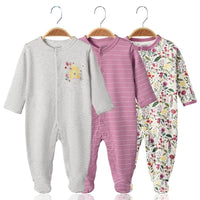 Pyjama bébé DODY™⎮3 pièces,manches longues doux et confortable. - Wol Bos