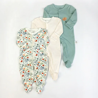 Pyjama Barboteuse- bébé LUXE™⎮3 pièces,manches longues doux et confortable. Wol.Bos