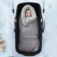 Chancelière- Woosy! sac de couchage bébé pour poussette intérieure cachemire. WolBos