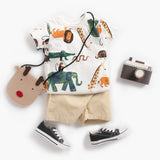 Ensemble d'été t-shirt et short en Coton pour bébé. WolBos